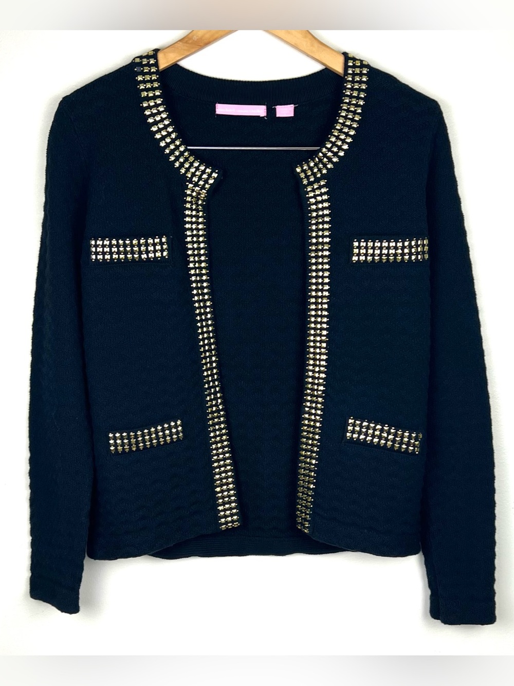 Michael Simon Studio Studded Knit Cardigan